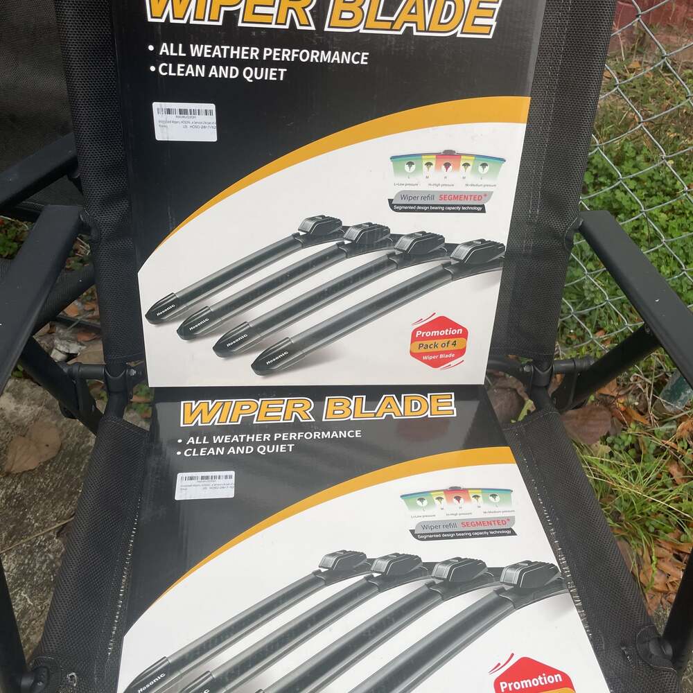 4 Wiper Blades for Car Front Window J Hook Blade (Set of 4)